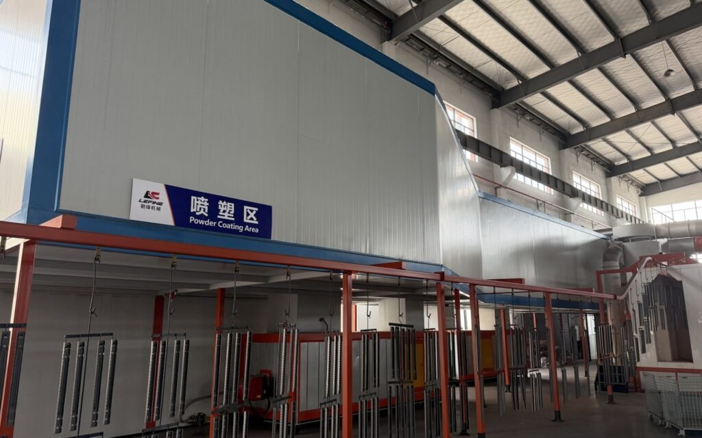 LEFINE production workshop and coating area
